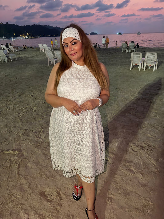 Ivara (Cotton Crochet Dress)