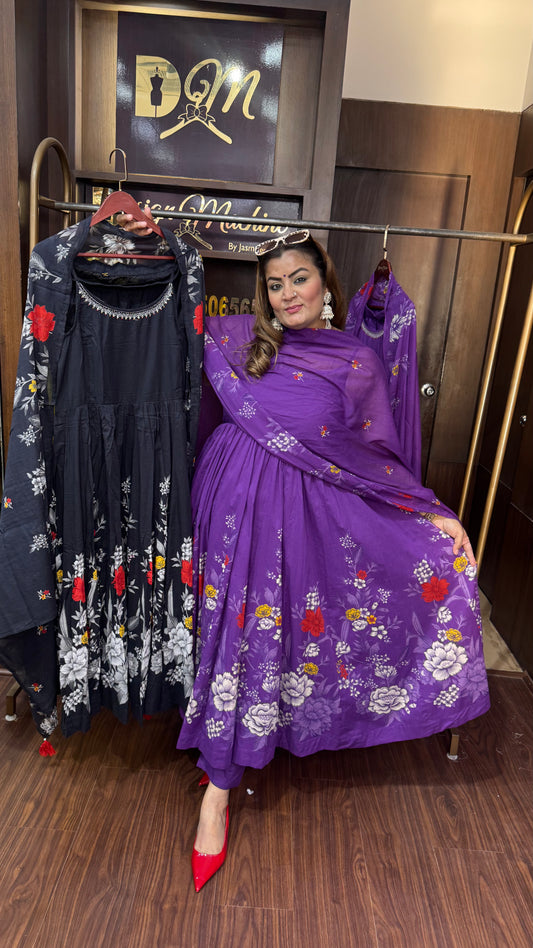 Velmira (Cotton Anarkali)