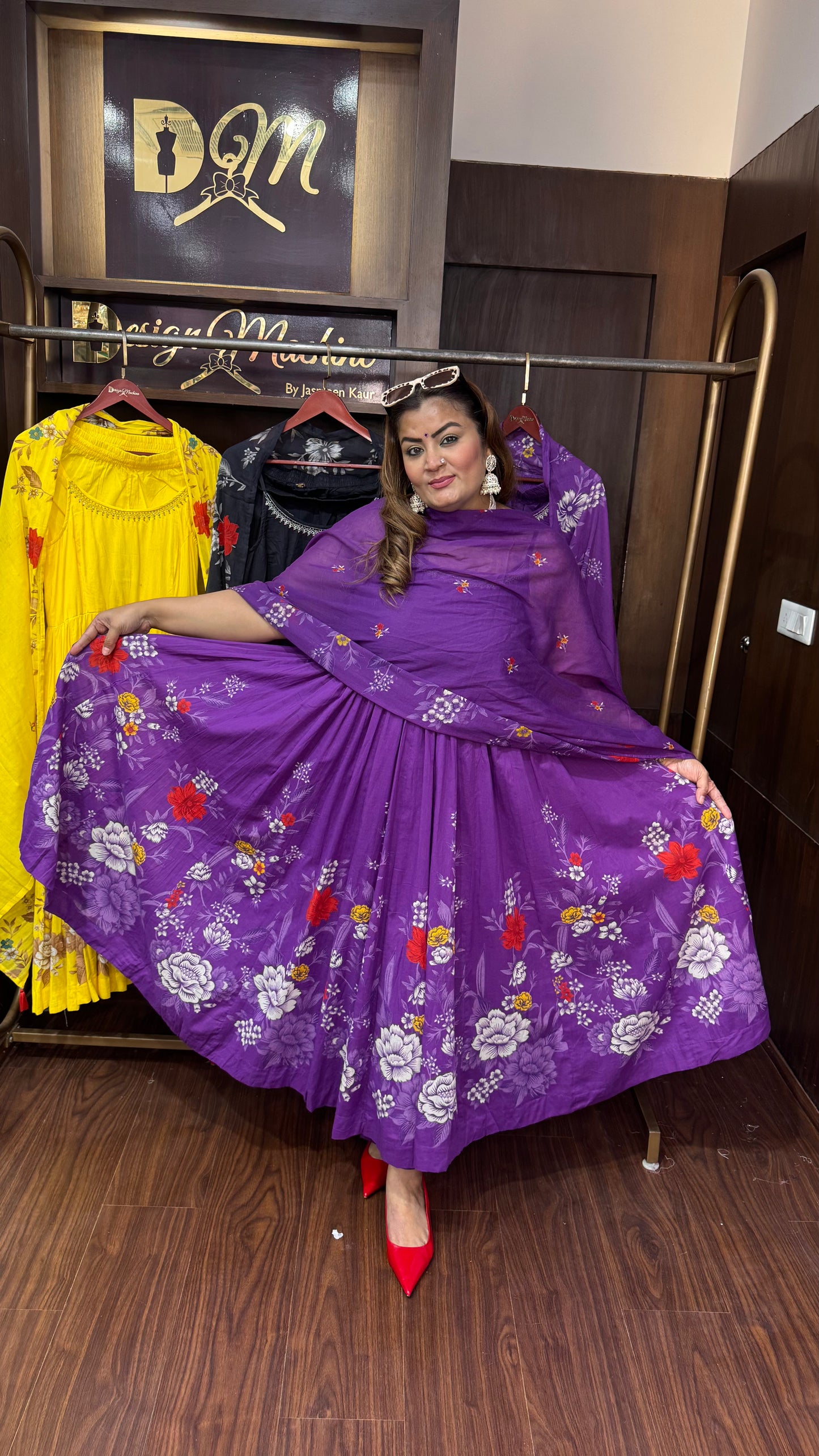 Velmira (Cotton Anarkali)