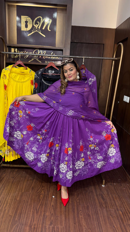 Velmira (Cotton Anarkali)