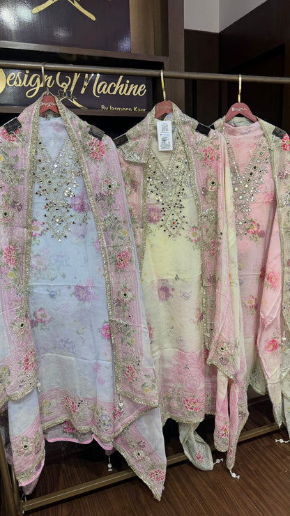 Beautiful Organza Tissue (Unstitch Suit)