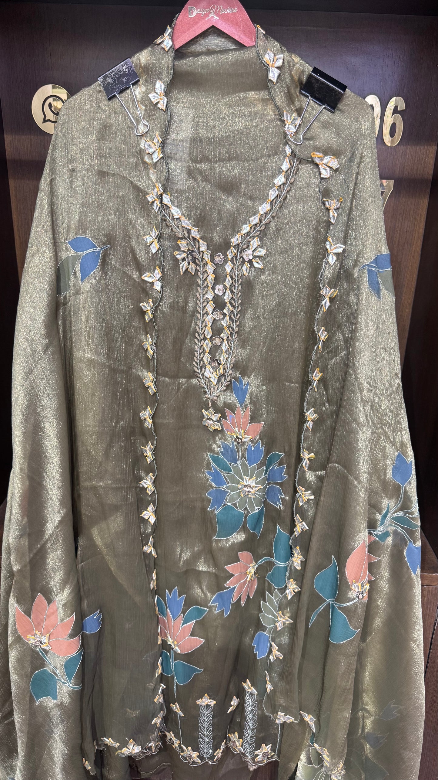 Aani (Organza Tissue Unstitch Suit)