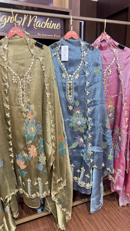 Aani (Organza Tissue Unstitch Suit)