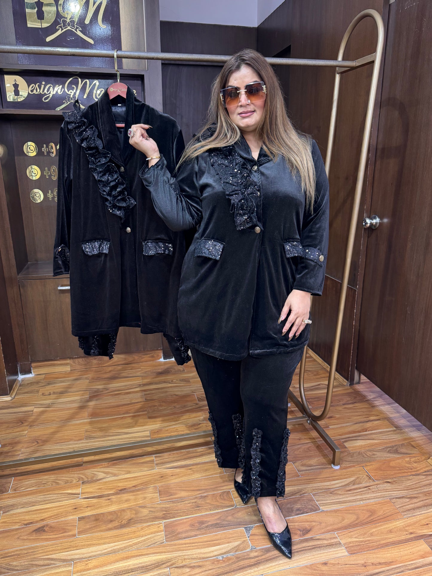 Royal Velvet Coord Set
