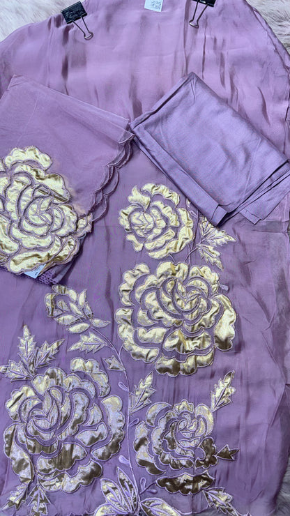 Gurleen (Organza Tissue Unstitch Suit)