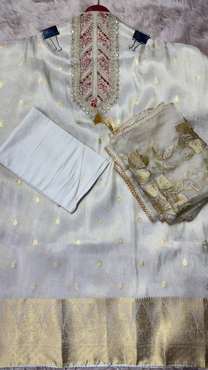 Trisha (Shimmer Tissue Unstitch Suit)