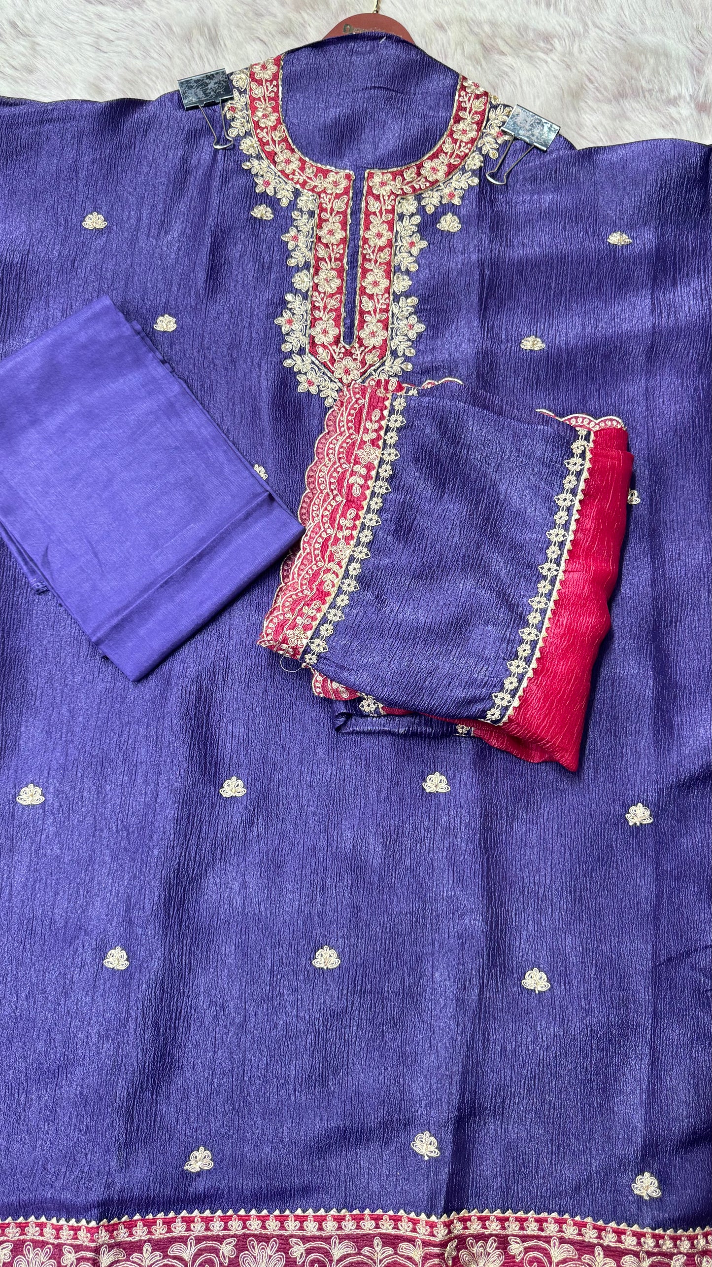 Trisha (Crush Tissue Unstitch Suit)