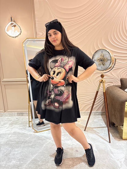 Zivah (Premium Cotton Fabric Mickey and Minnie Dress)