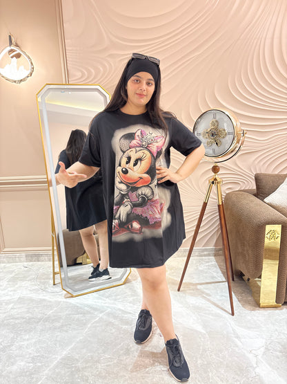 Zivah (Premium Cotton Fabric Mickey and Minnie Dress)