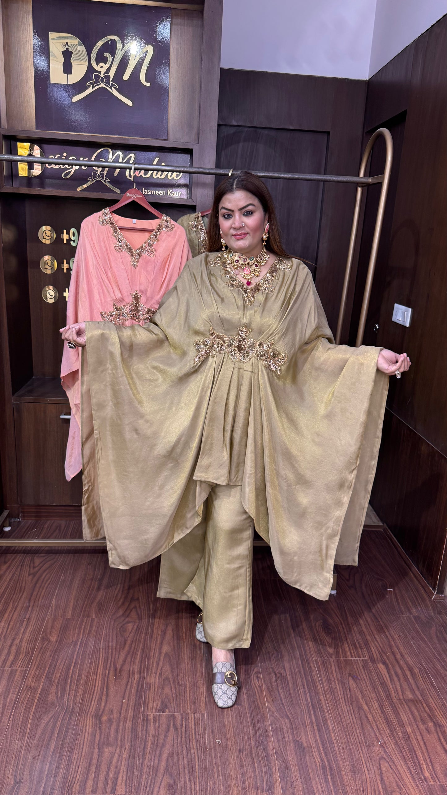 Zivana (Pure Crepe Kaftaan Cordset)
