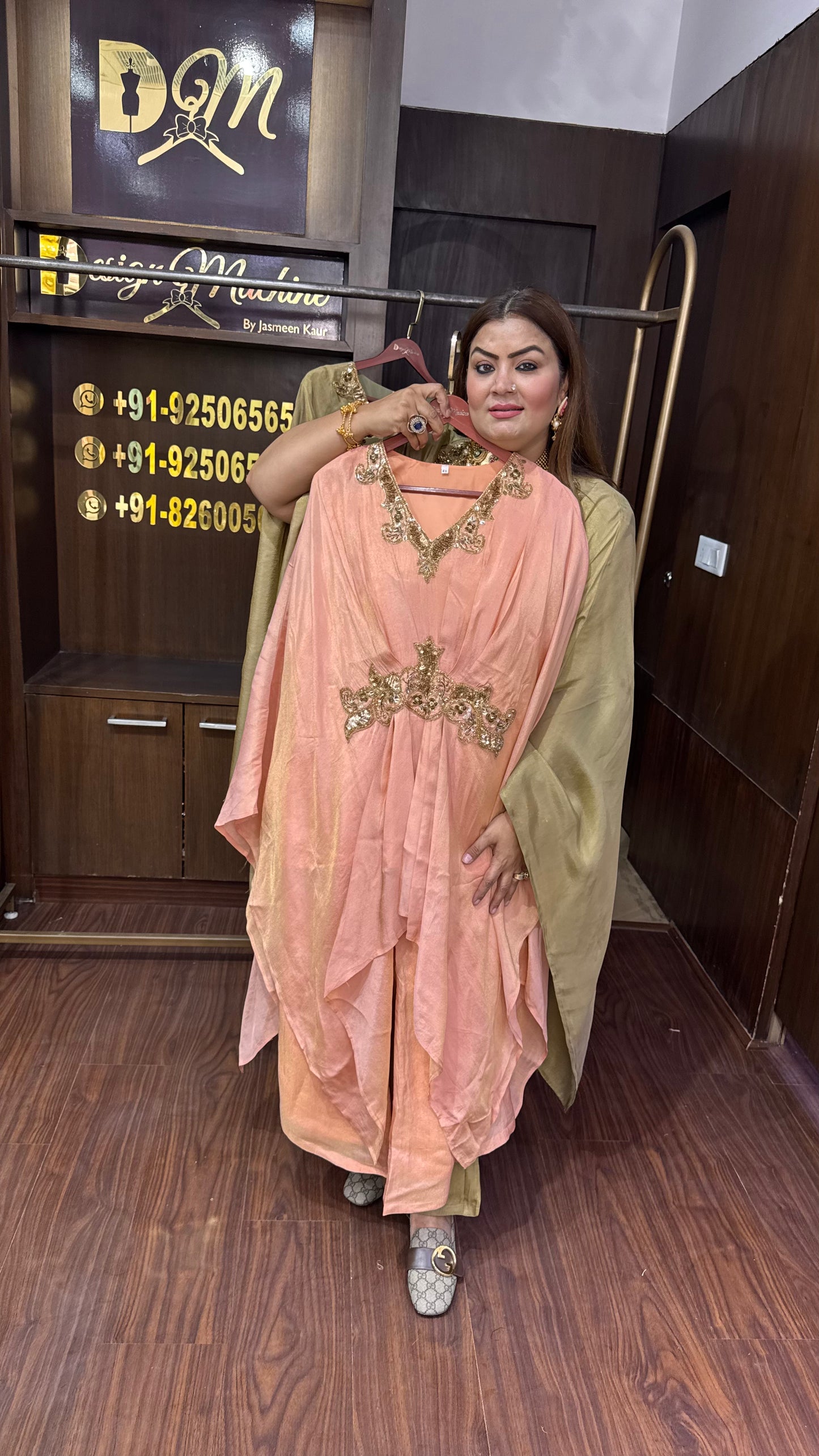 Zivana (Pure Crepe Kaftaan Cordset)