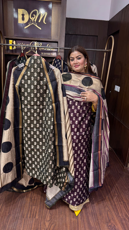 Zivana (Cotton Unstitch Suit)