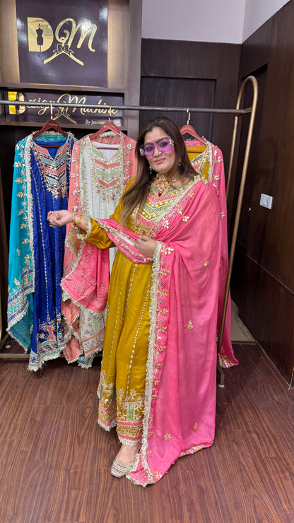 Veloura (Pure Chinnon Crepe Anarkali)