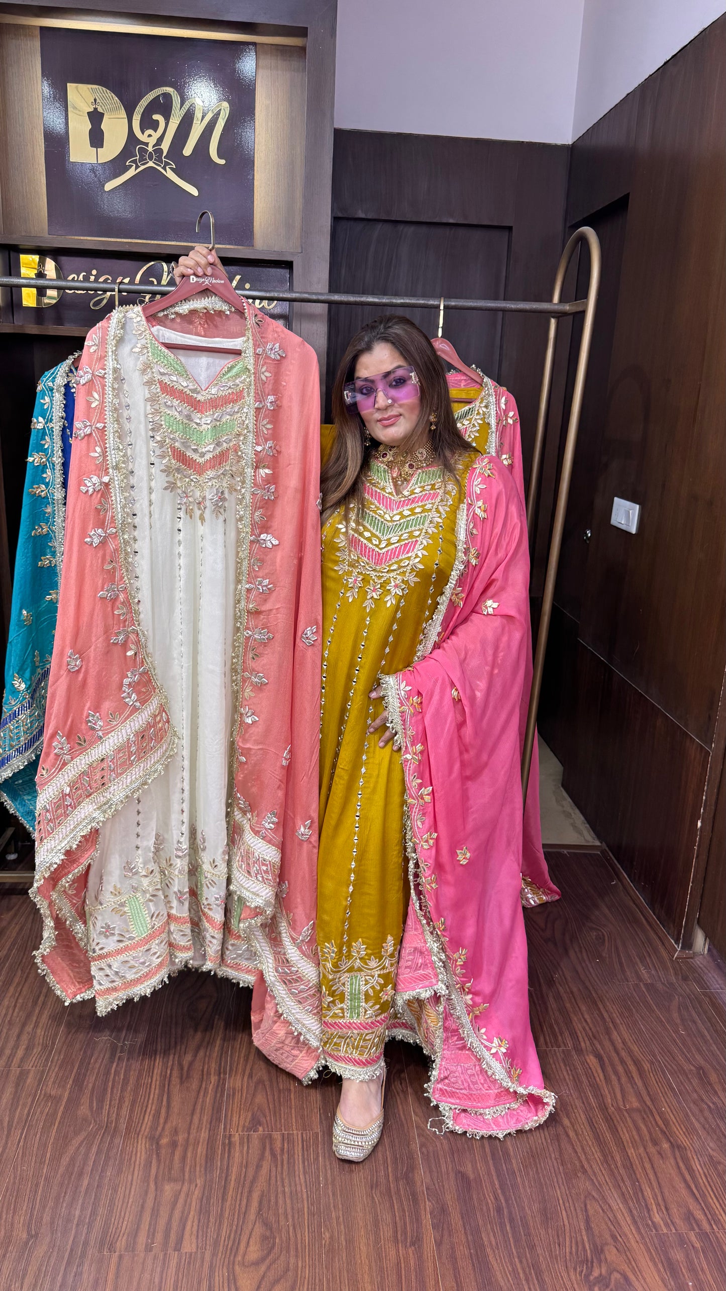 Veloura (Pure Chinnon Crepe Anarkali)