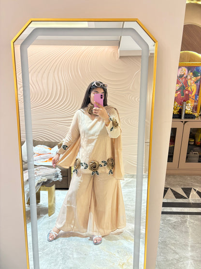 Beautiful Pure Cotton Rose Suit
