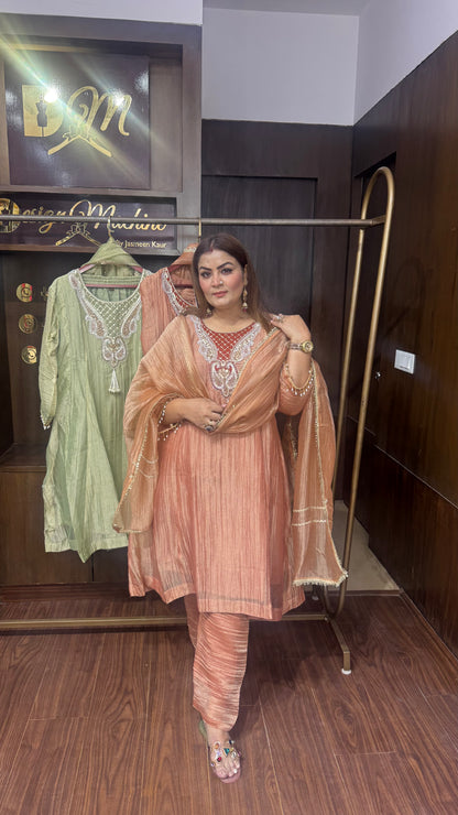 Gurlin (Glass Tissue Fabric Anarkali Suit)
