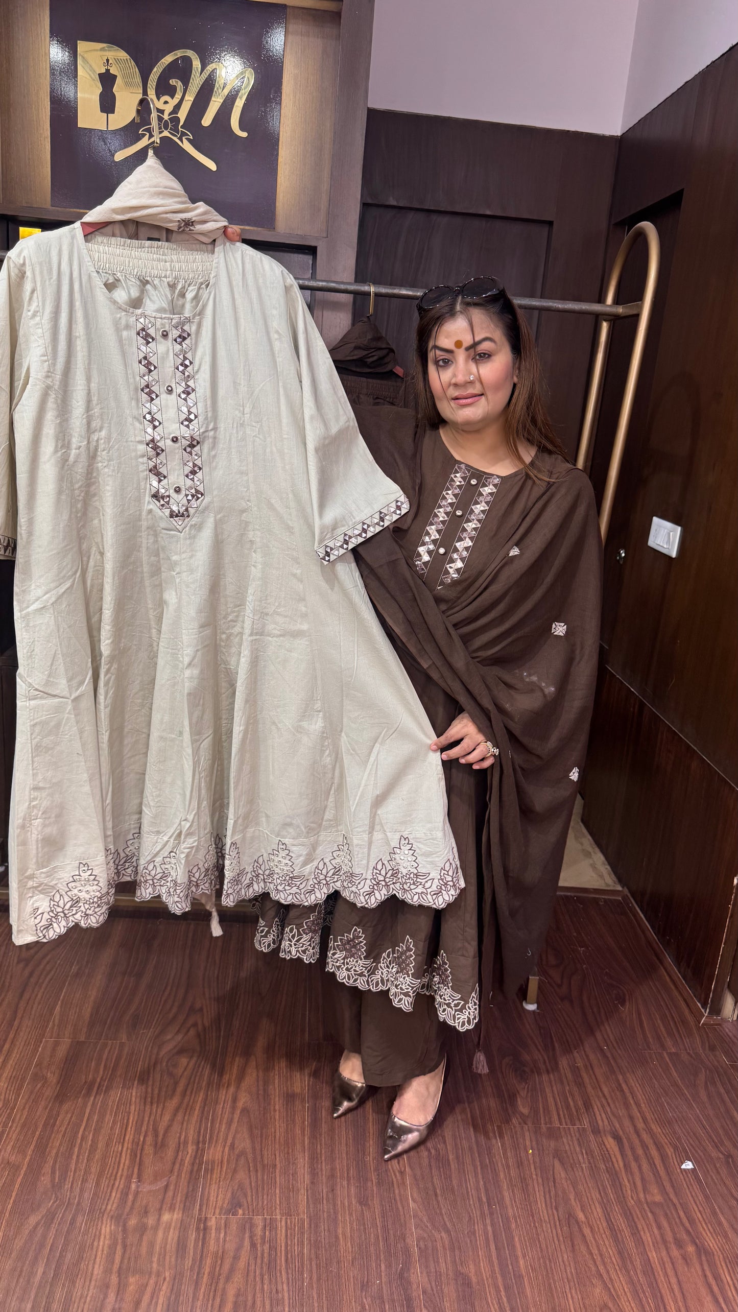 Avyelle (Cotton Anarkali)