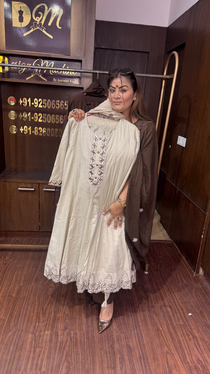 Avyelle (Cotton Anarkali)