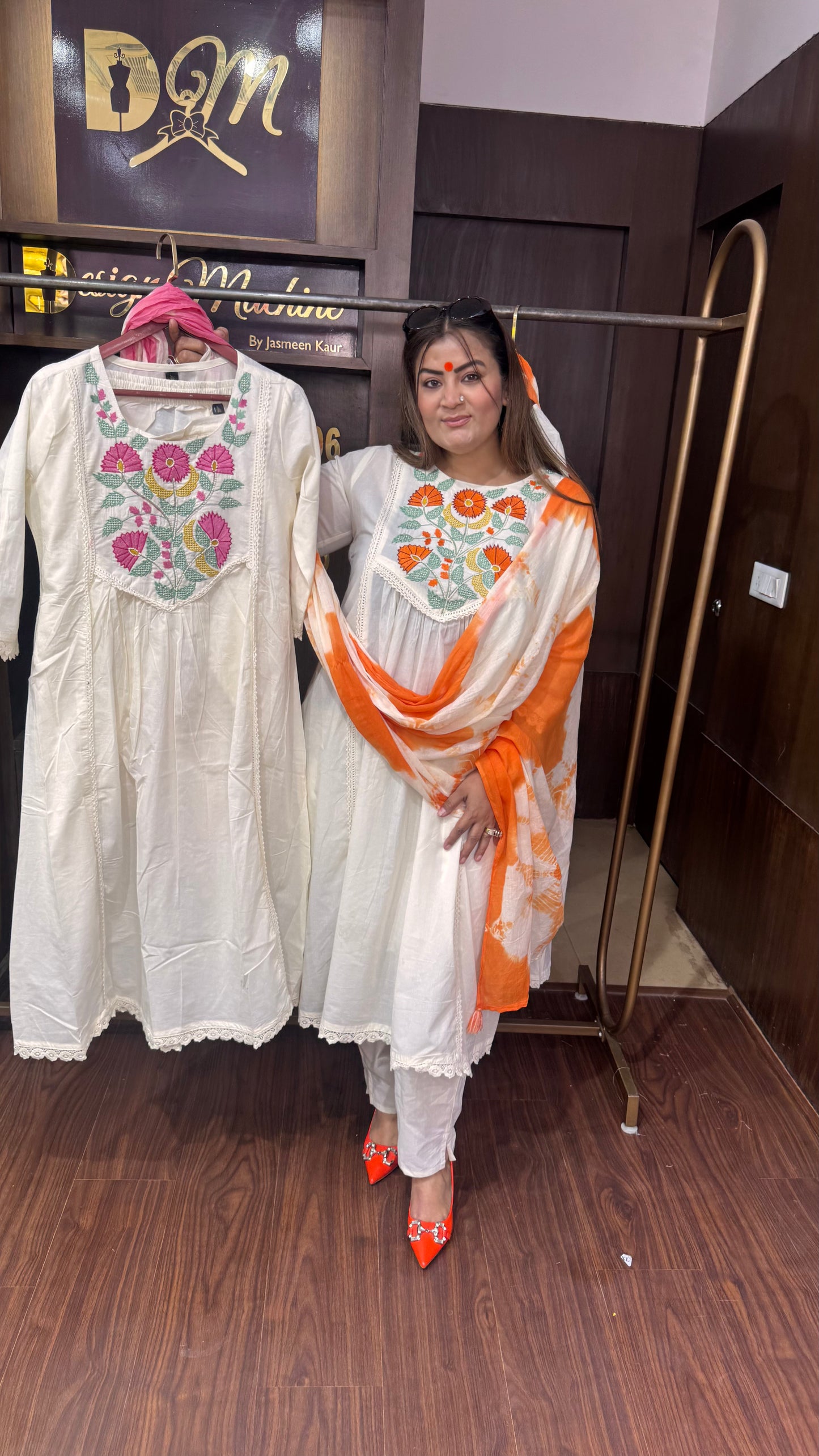 Nerelle (Cotton Anarkali)