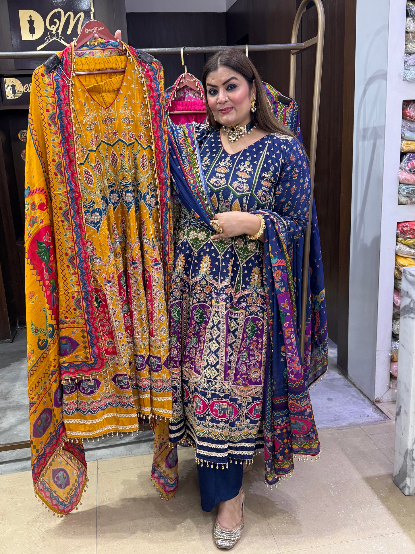 Ruhara Pure crepe (Anarkali)