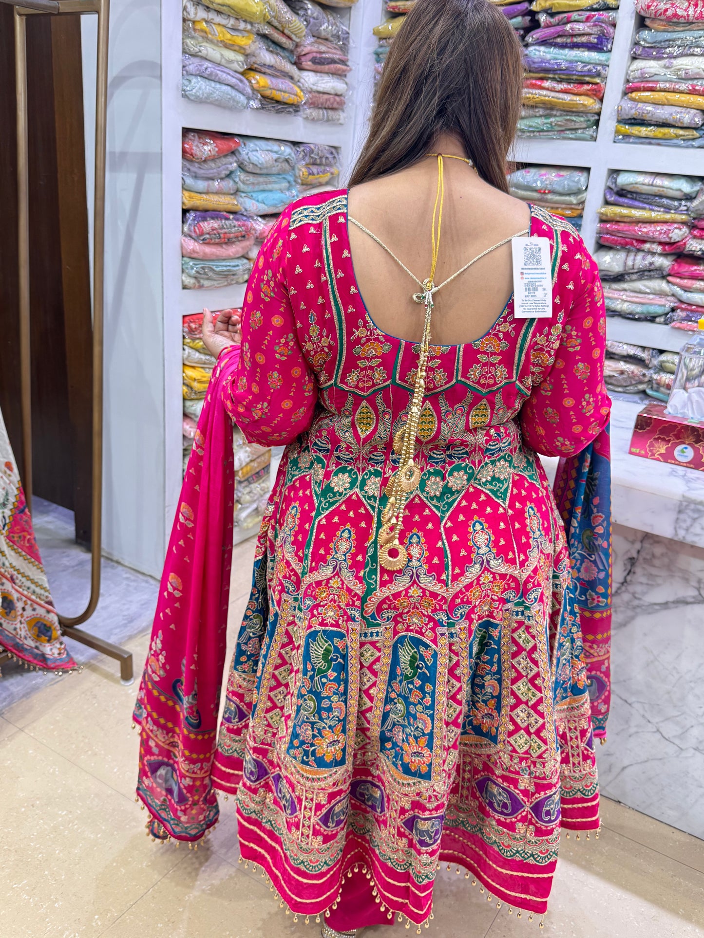 Alevi Pure crepe (Anarkali)