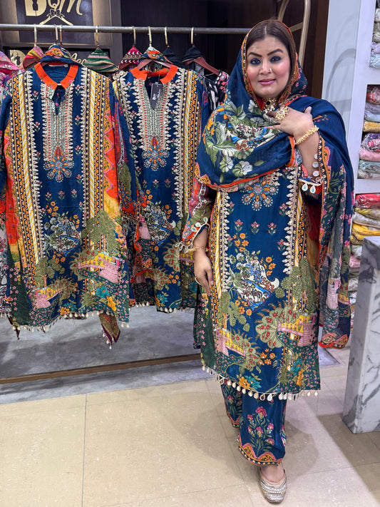 Savera Pure Crepe (Suits)