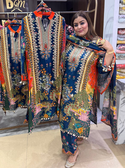 Savera Pure Crepe (Suits)