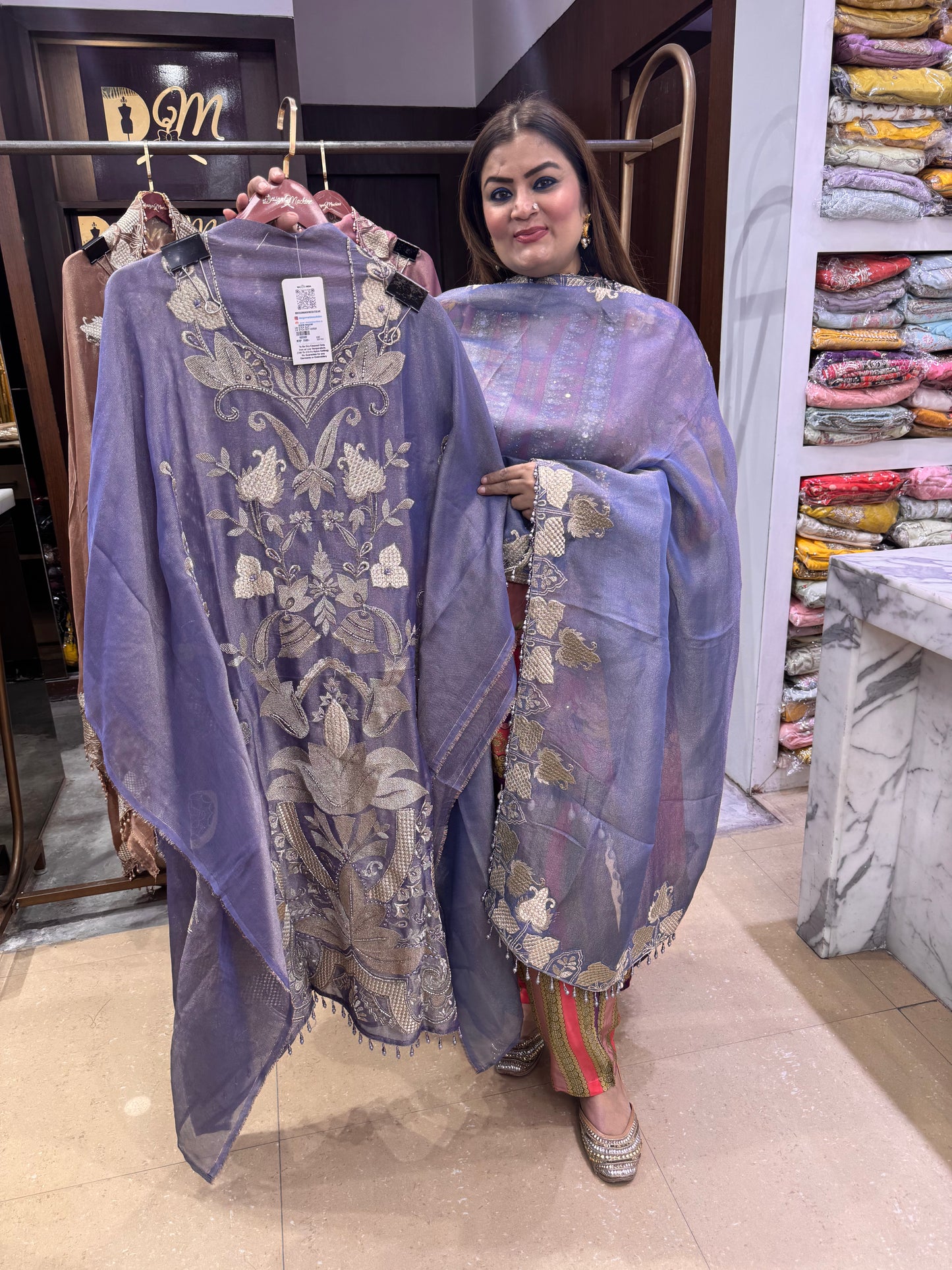 Nisara  (Unstitched Suit)