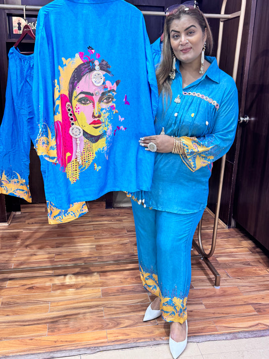 muslin cotton coordset