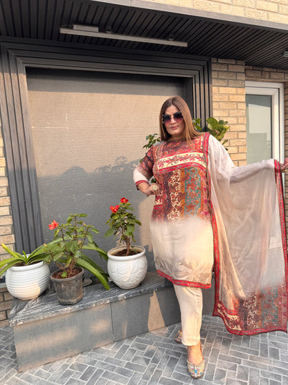 Elara Crepe Suit
