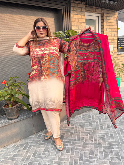 Elara Crepe Suit