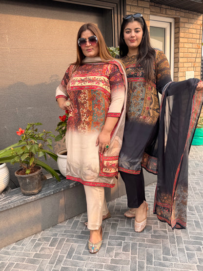 Elara Crepe Suit