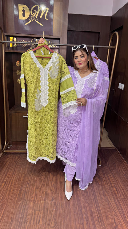 Arayna (Hakuba Chikan Fabric Suit)