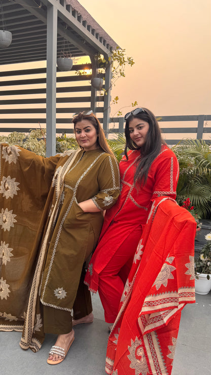 Vasudha (Cotton Suit)