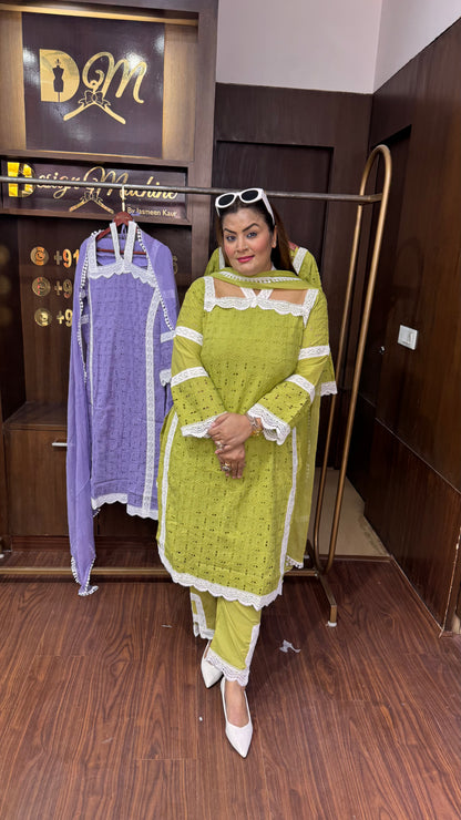 Rangnavi (Hakoba Chikan Fabric Suit)
