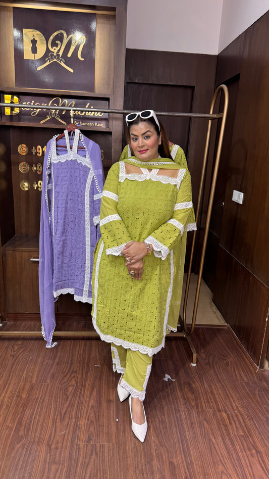 Rangnavi (Hakoba Chikan Fabric Suit)