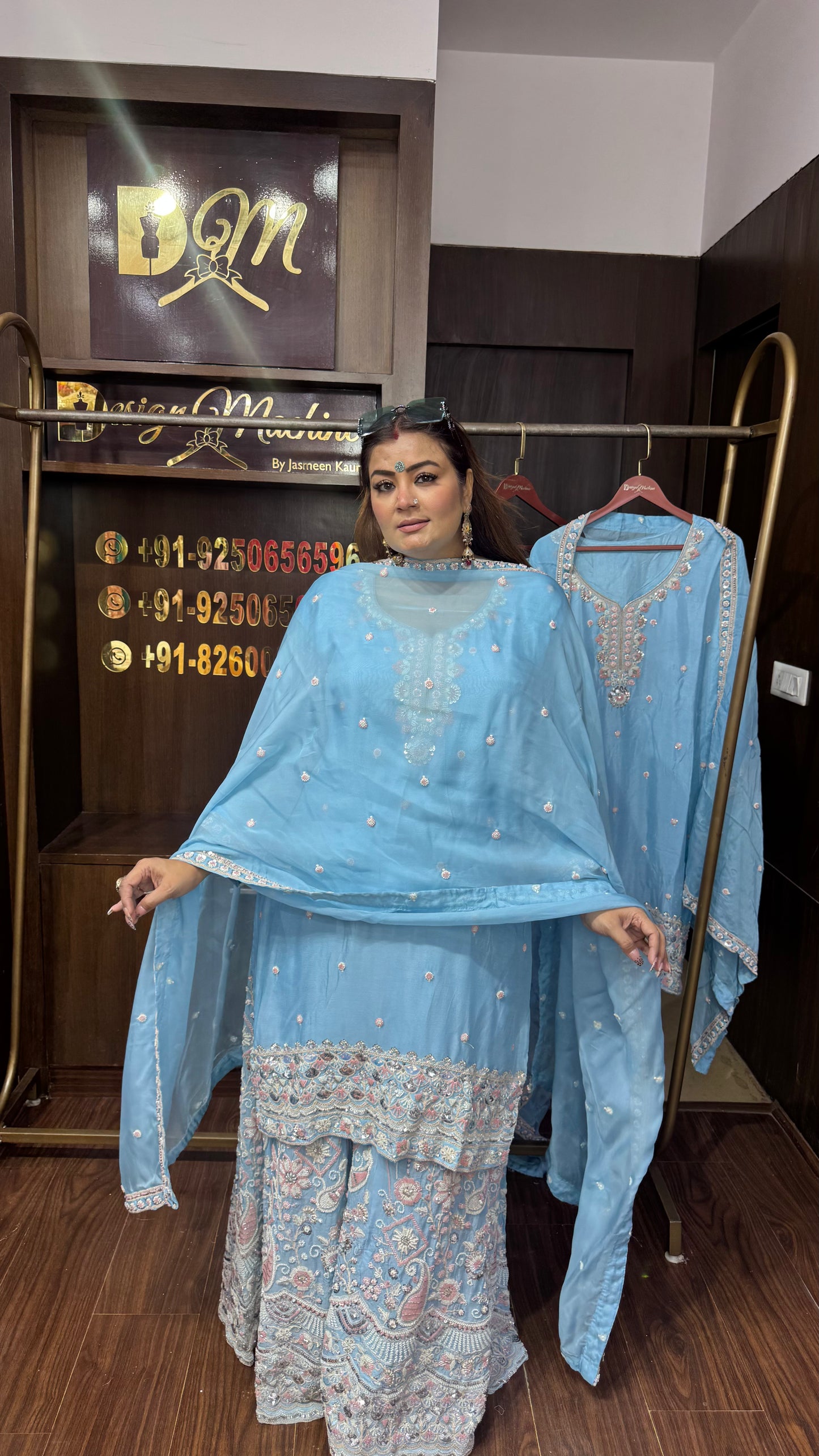 Inaya Pure Chunon Sharara Suit