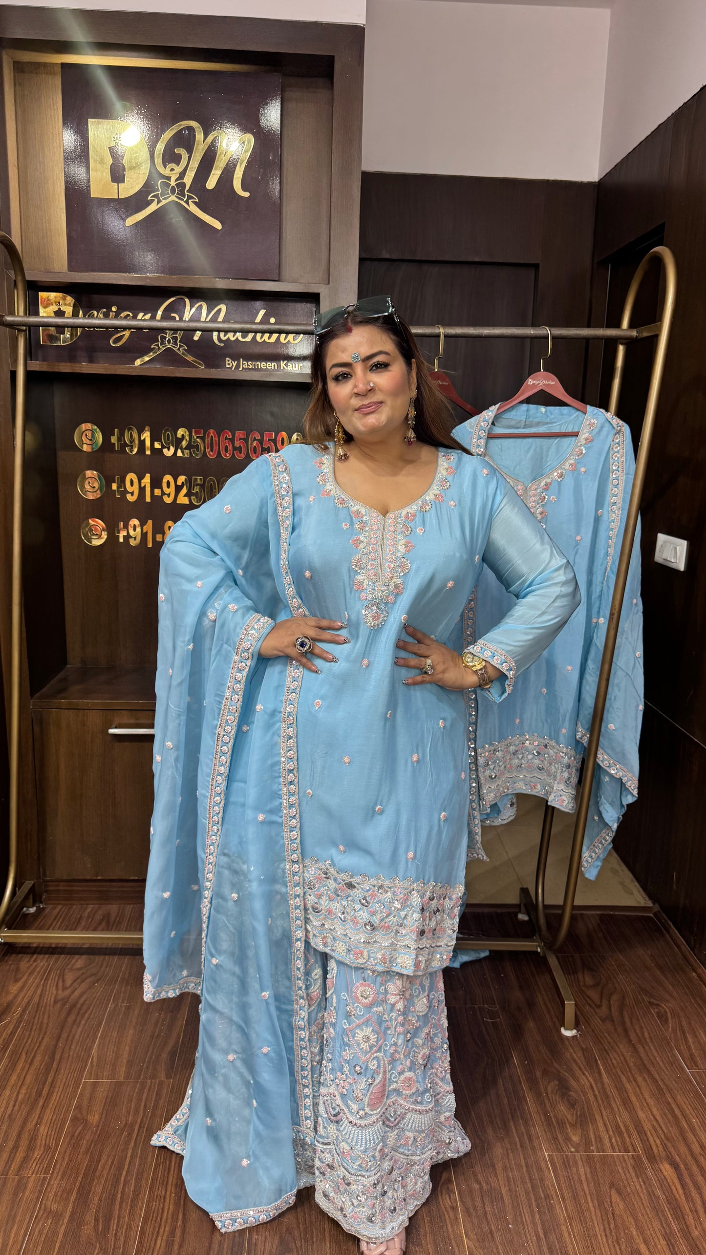 Inaya Pure Chunon Sharara Suit