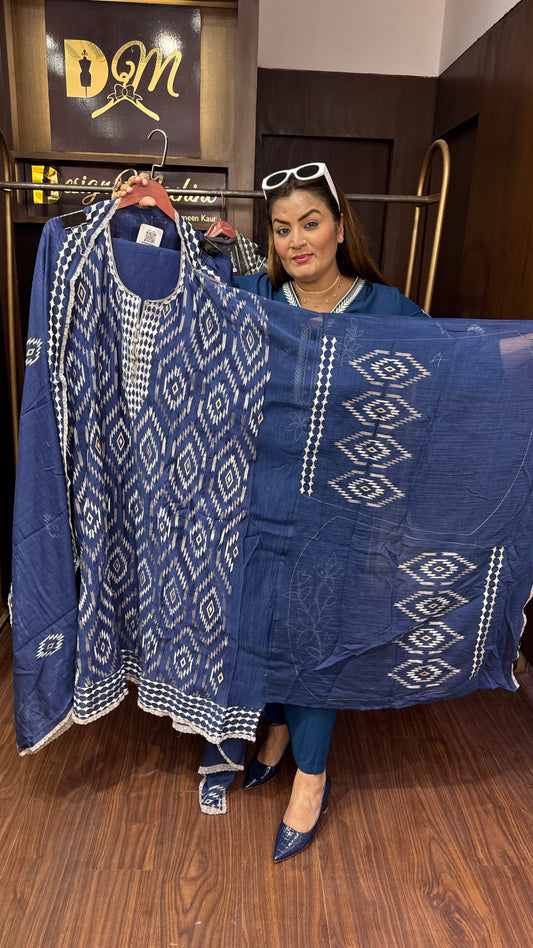 Saanviya (Cotton Unstitch Suit)