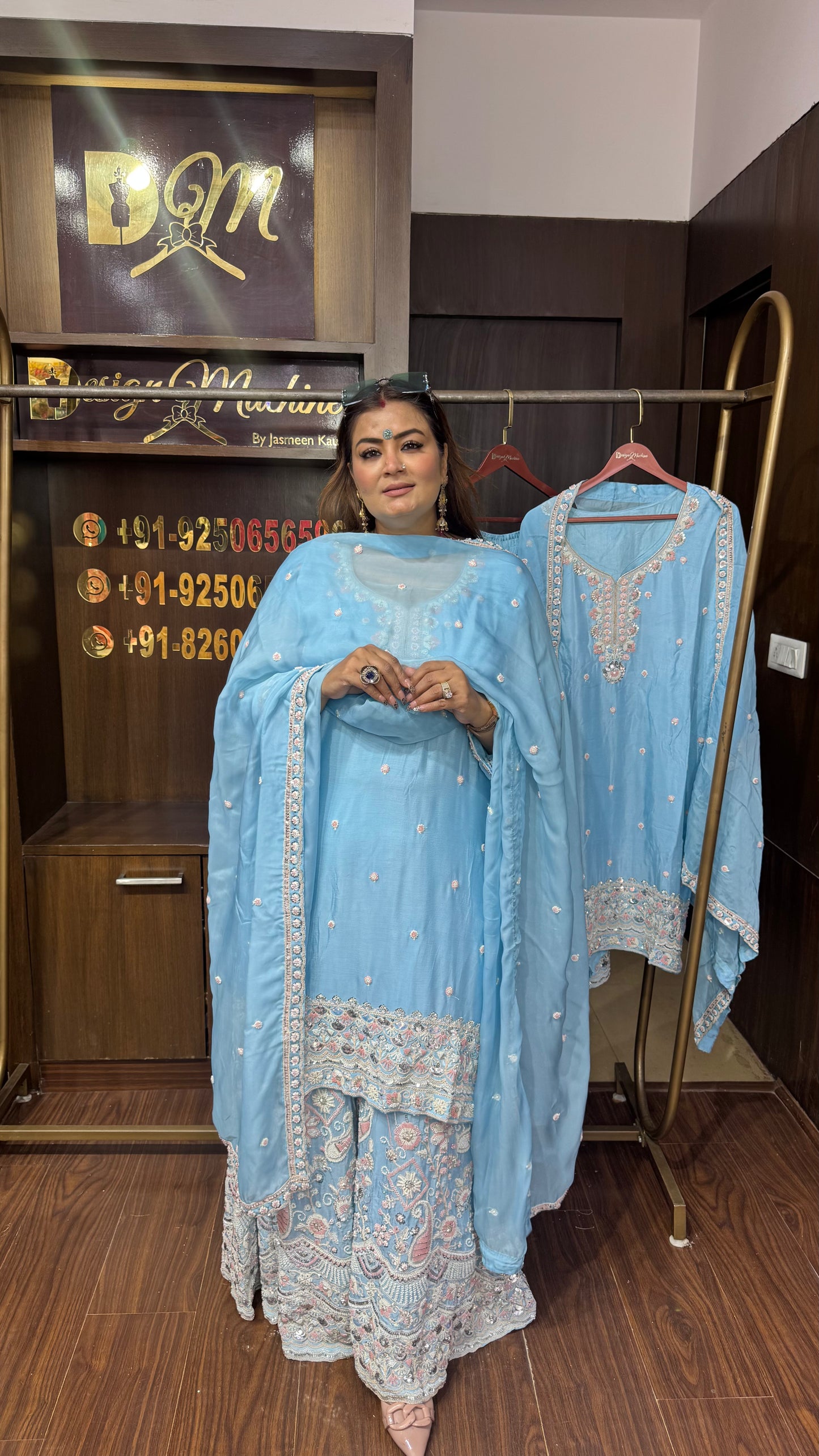 Inaya Pure Chunon Sharara Suit