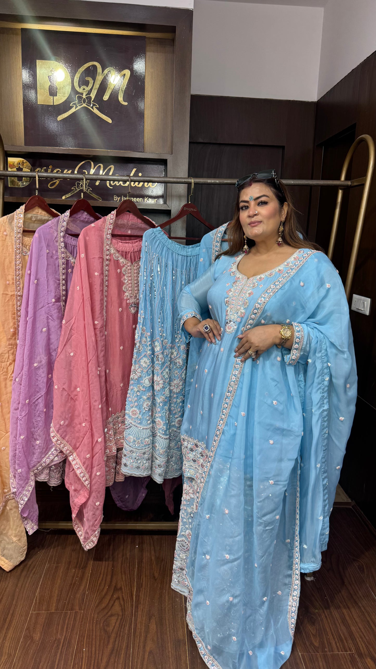 Inaya Pure Chunon Sharara Suit