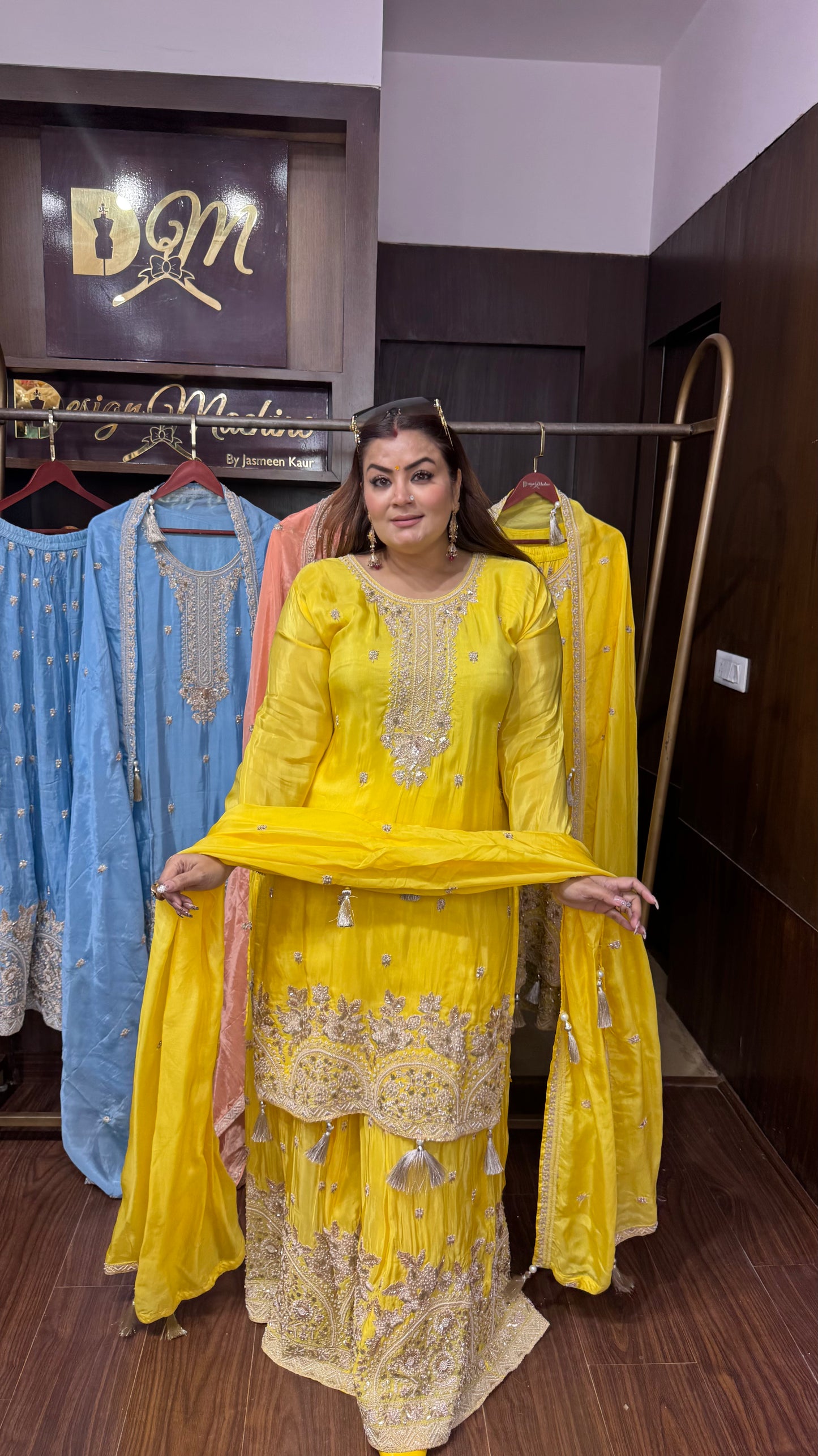 Ritika (Cotton Silk Sharara Suit)