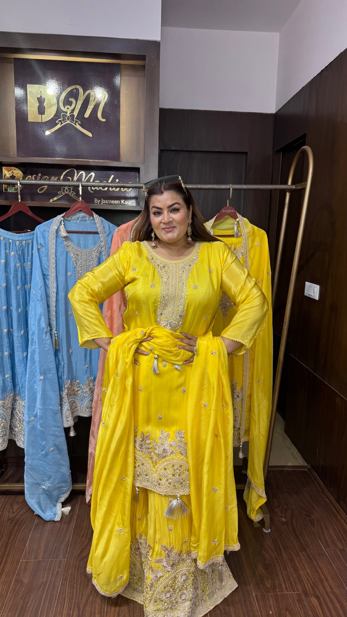 Ritika (Cotton Silk Sharara Suit)