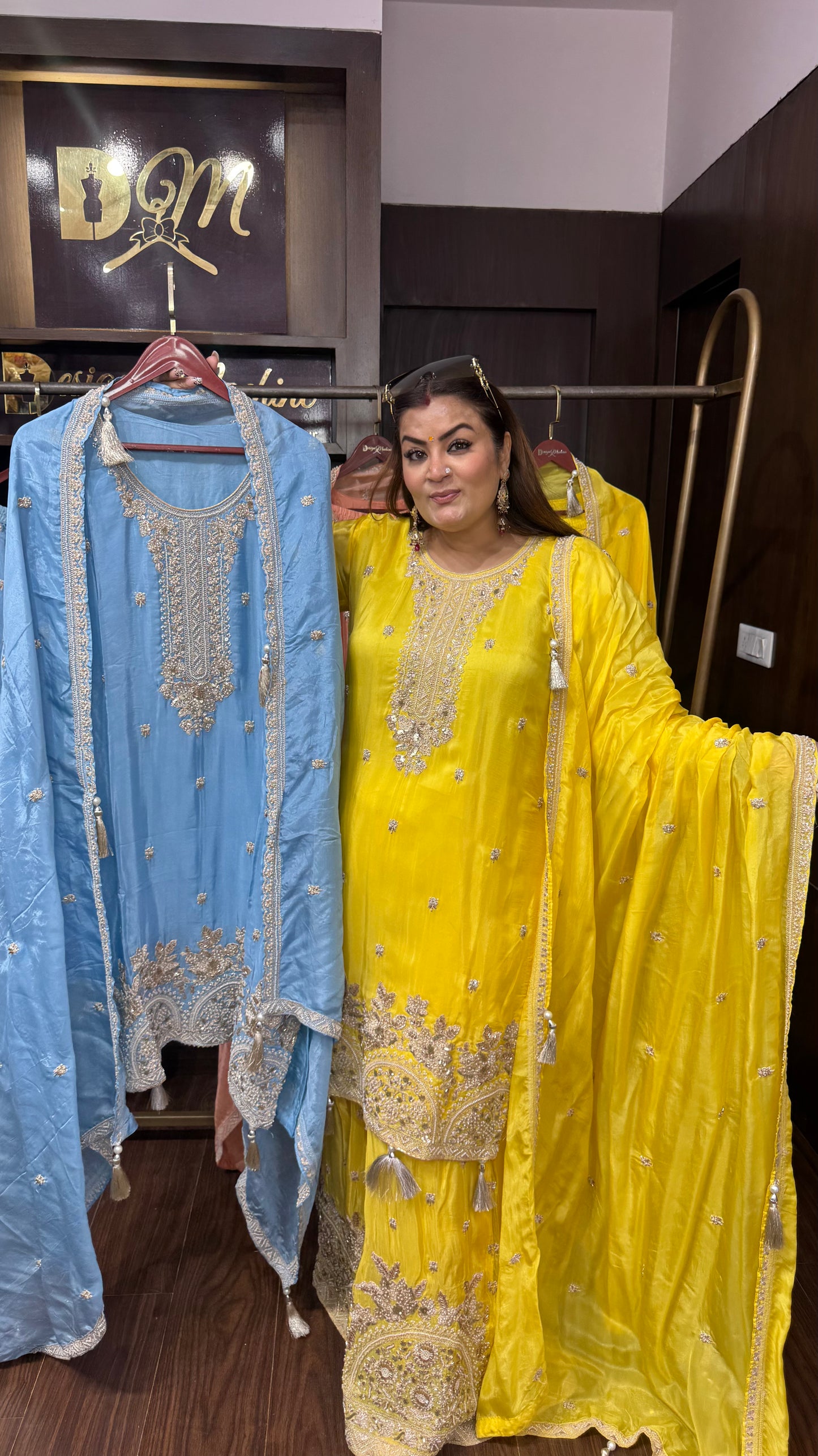 Ritika (Cotton Silk Sharara Suit)