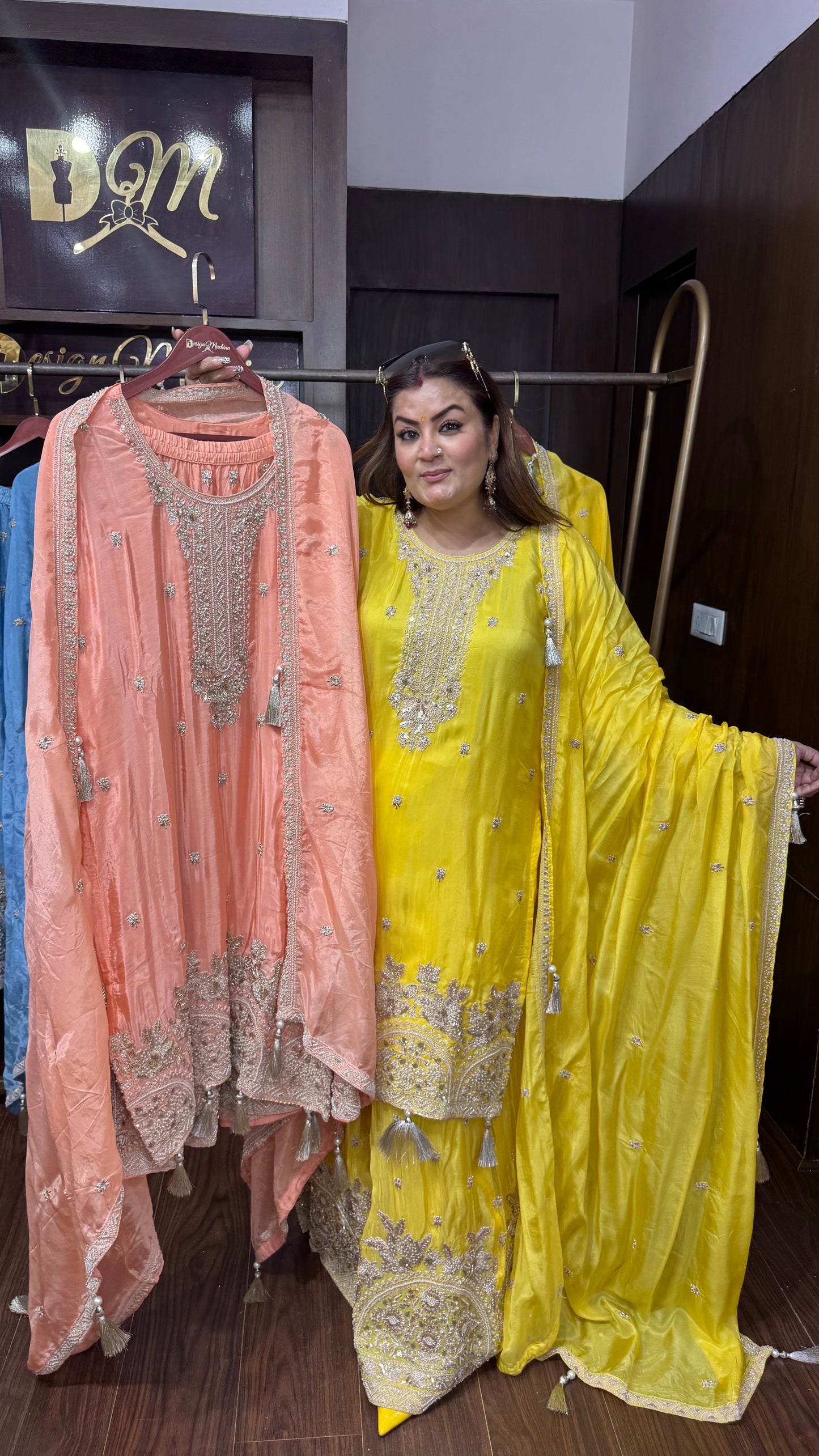 Ritika (Cotton Silk Sharara Suit)