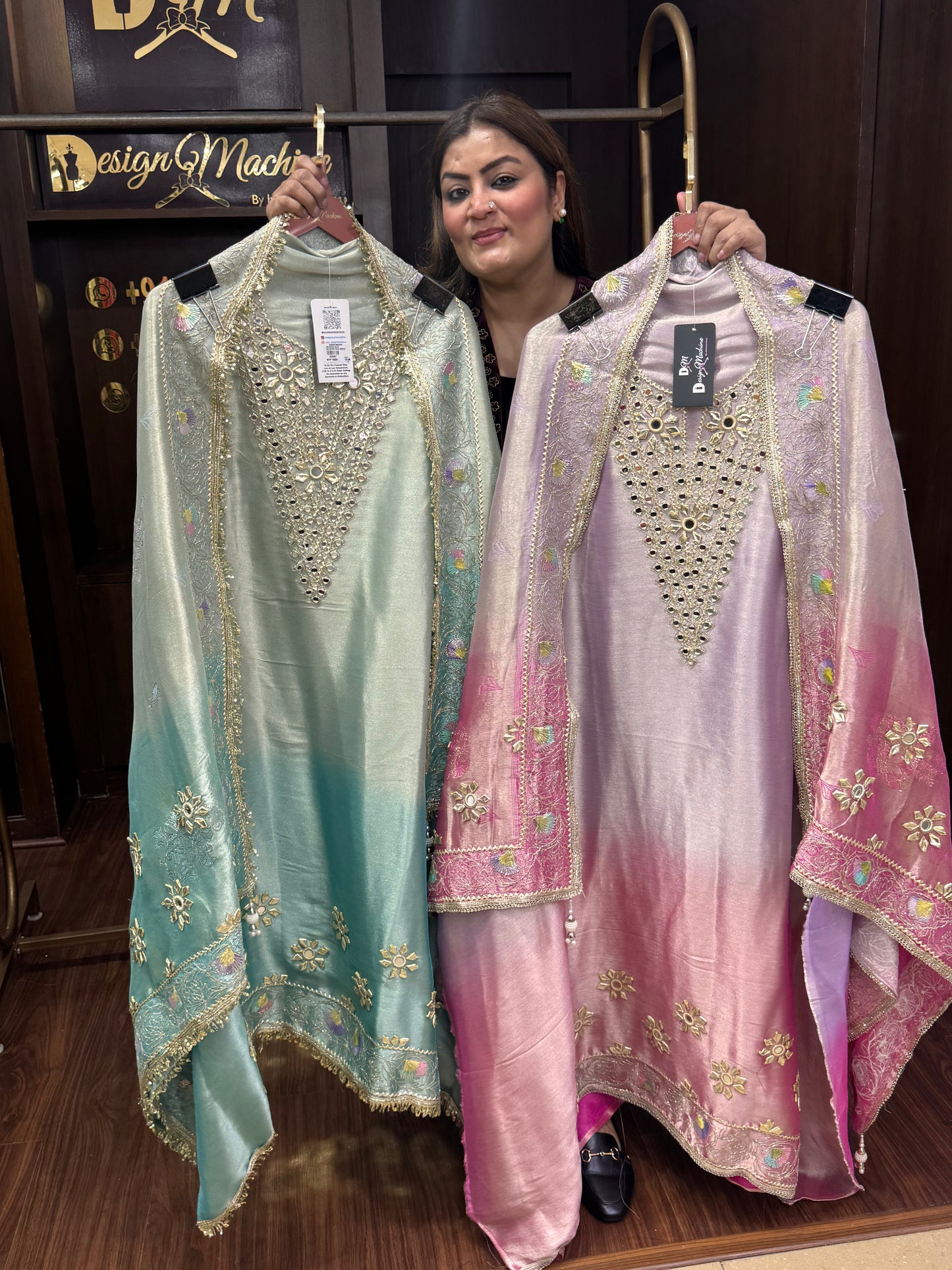 Phoolwari (Unstitch Suit)