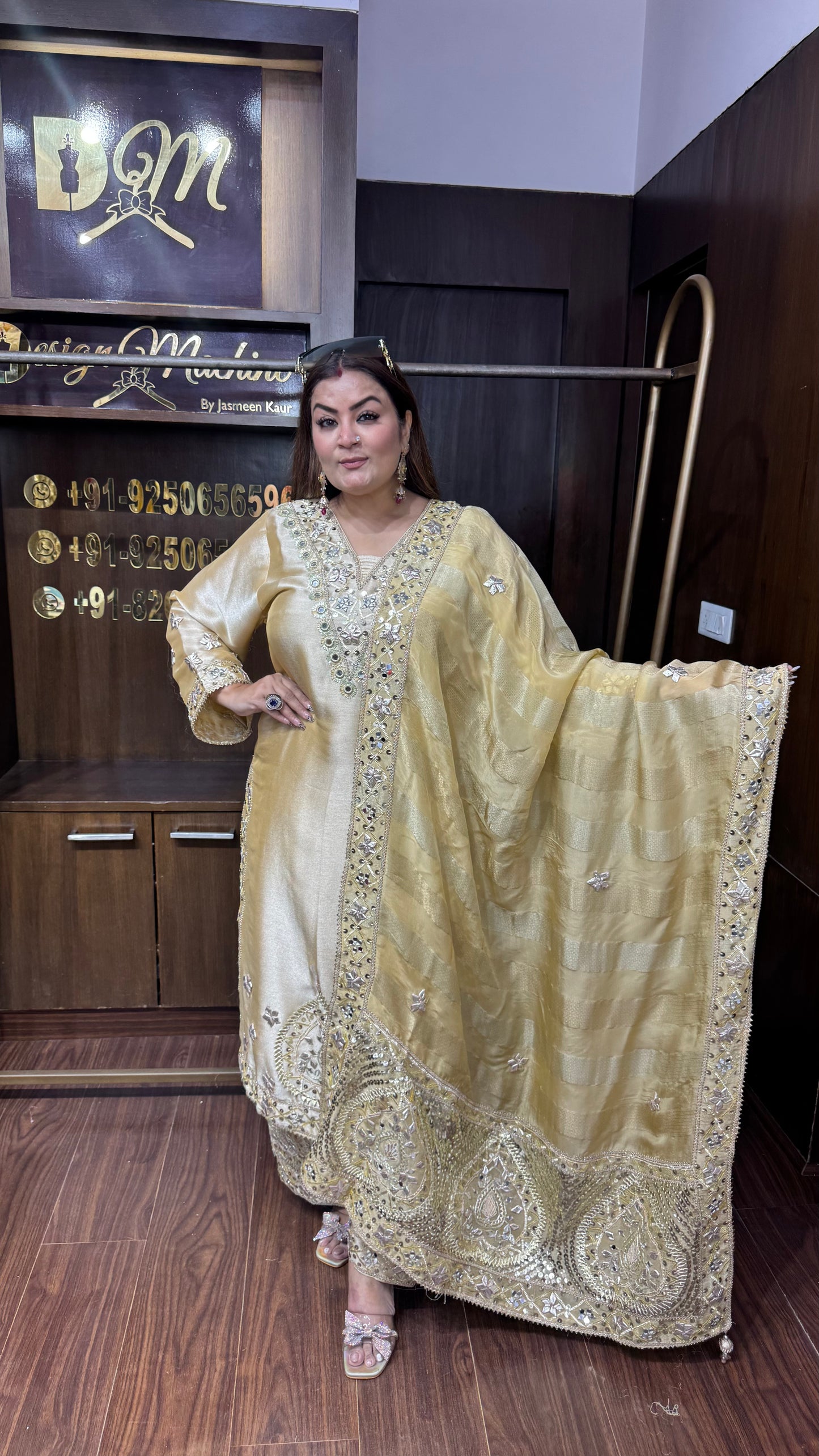 Ritika (Ziraff Tissue Farshi Salwar Suit)