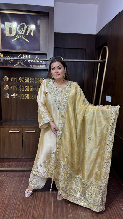 Ritika (Ziraff Tissue Farshi Salwar Suit)