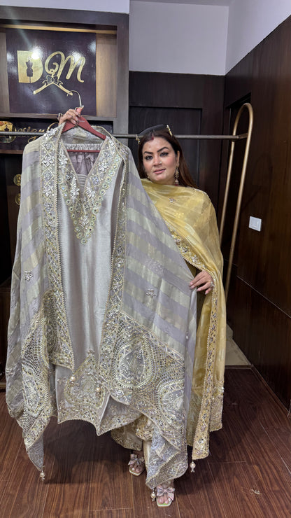 Ritika (Ziraff Tissue Farshi Salwar Suit)