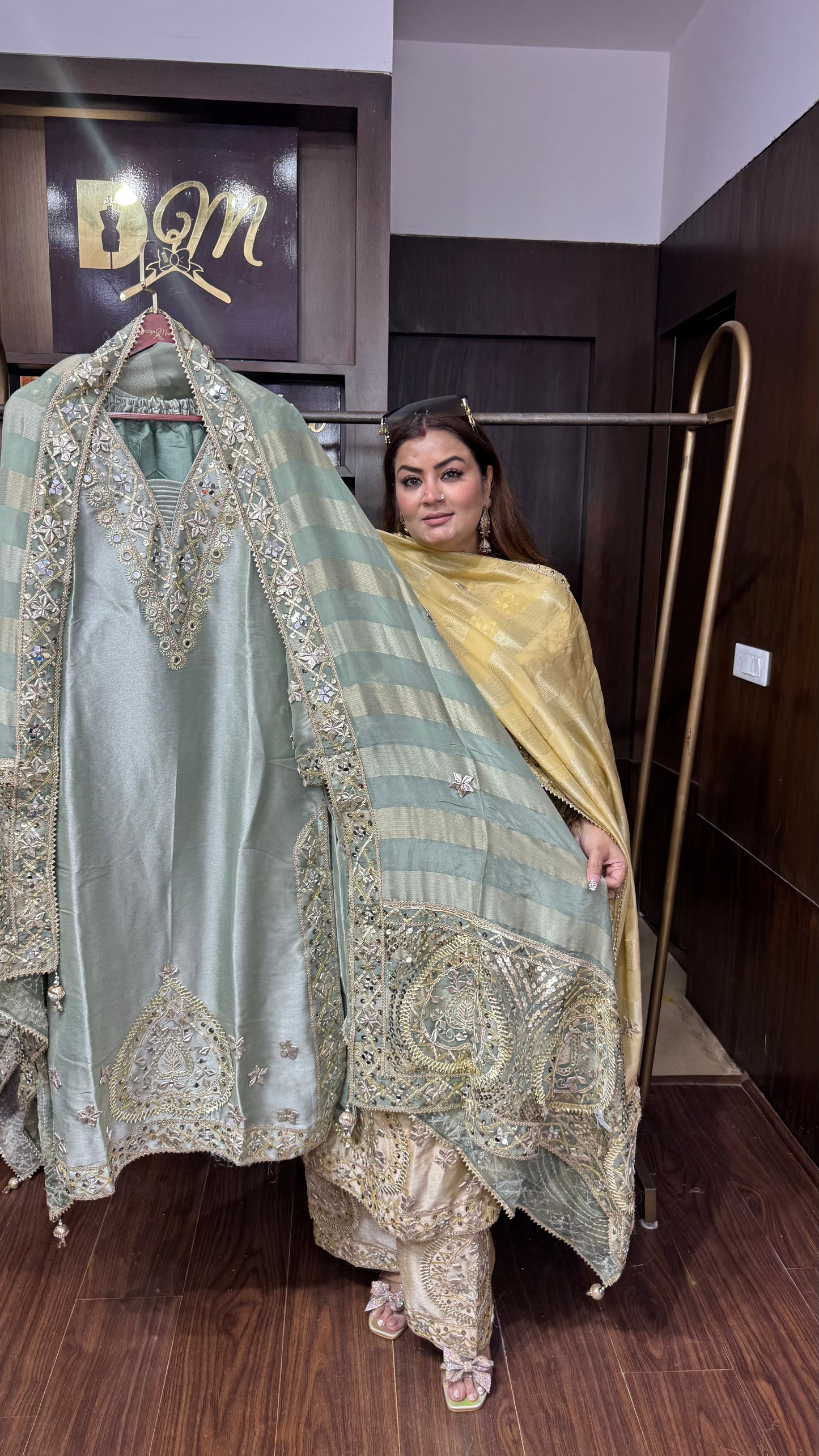 Ritika (Ziraff Tissue Farshi Salwar Suit)